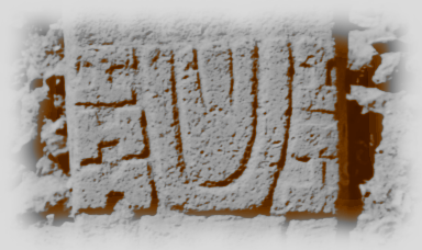 Zeichnung des Gürtels auf der Vorderseite von Pfeiler 18 in Göbekli Tepe